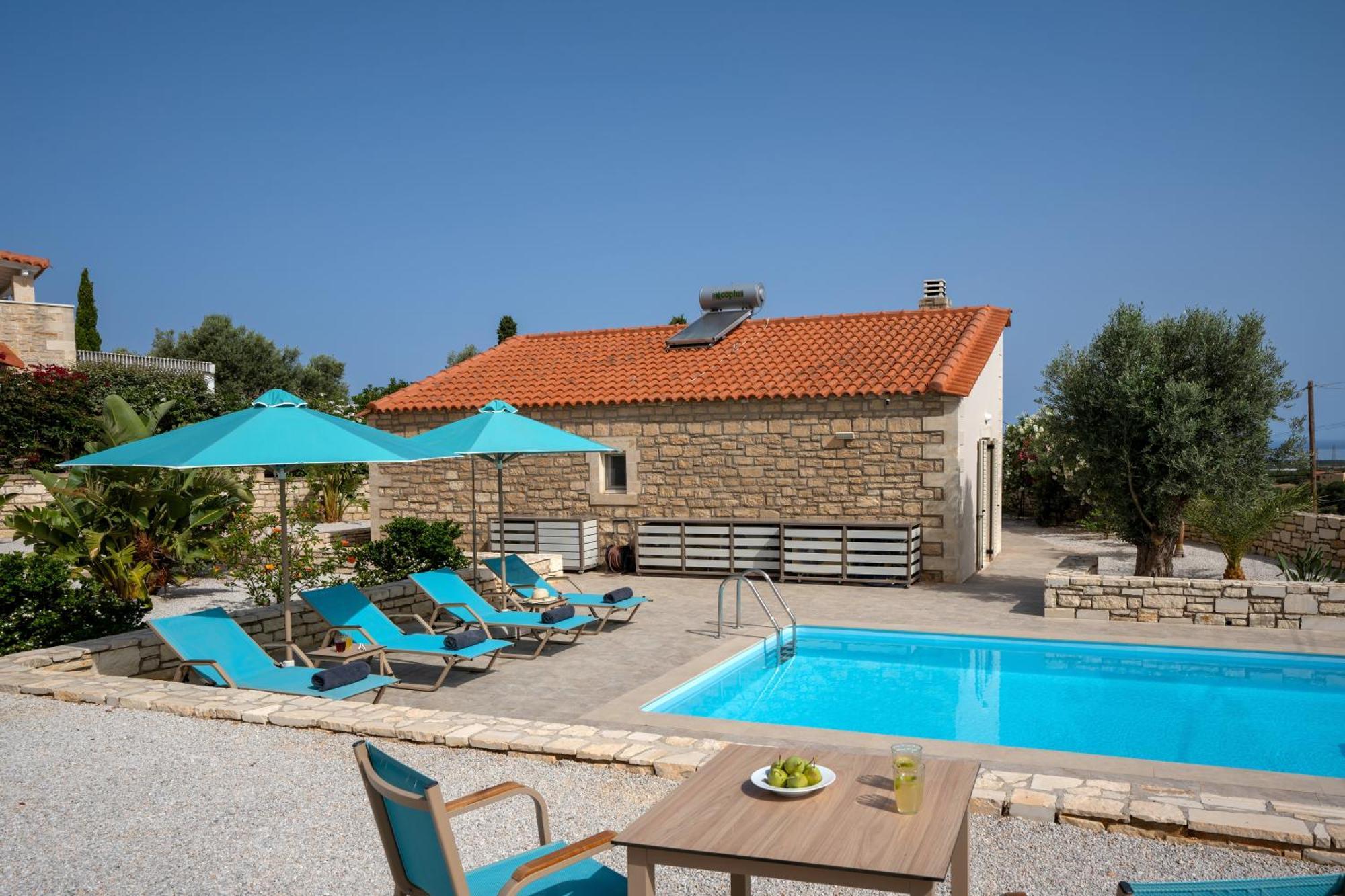 Villa Vasiliki Private Pool Erfoi Exterior foto