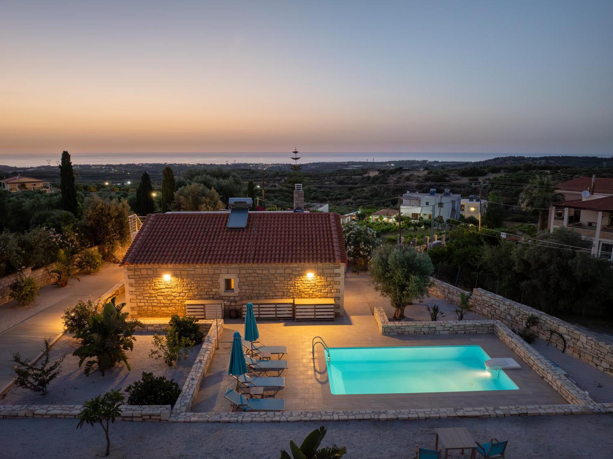 Villa Vasiliki Private Pool Erfoi Exterior foto