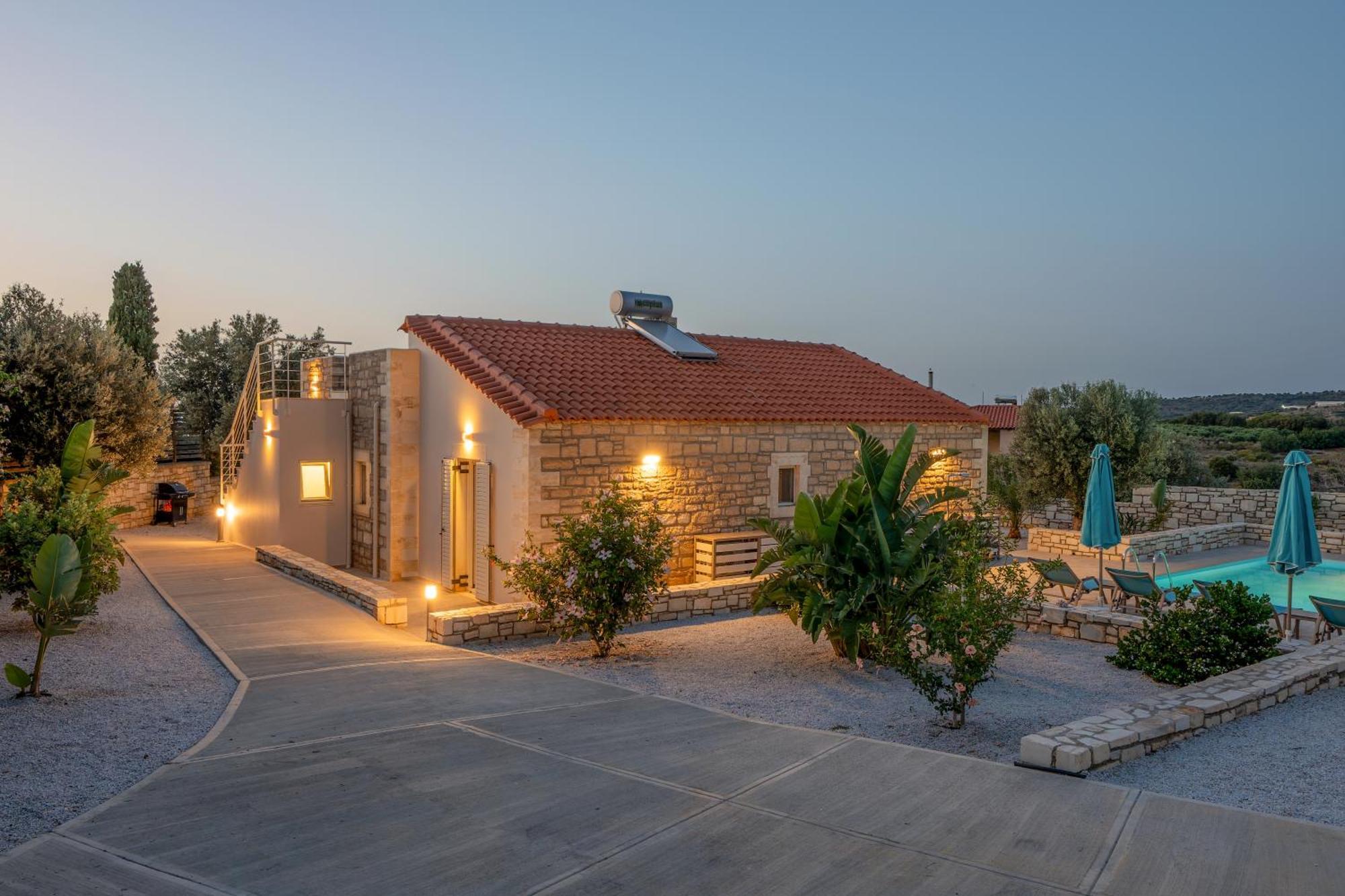 Villa Vasiliki Private Pool Erfoi Exterior foto