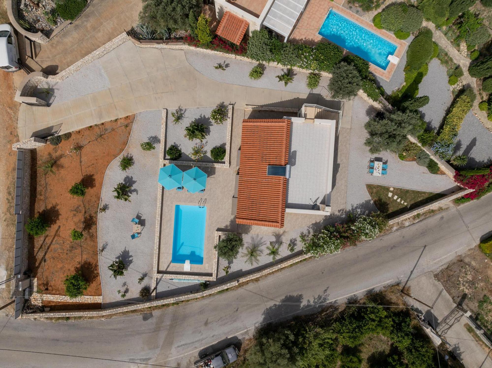 Villa Vasiliki Private Pool Erfoi Exterior foto